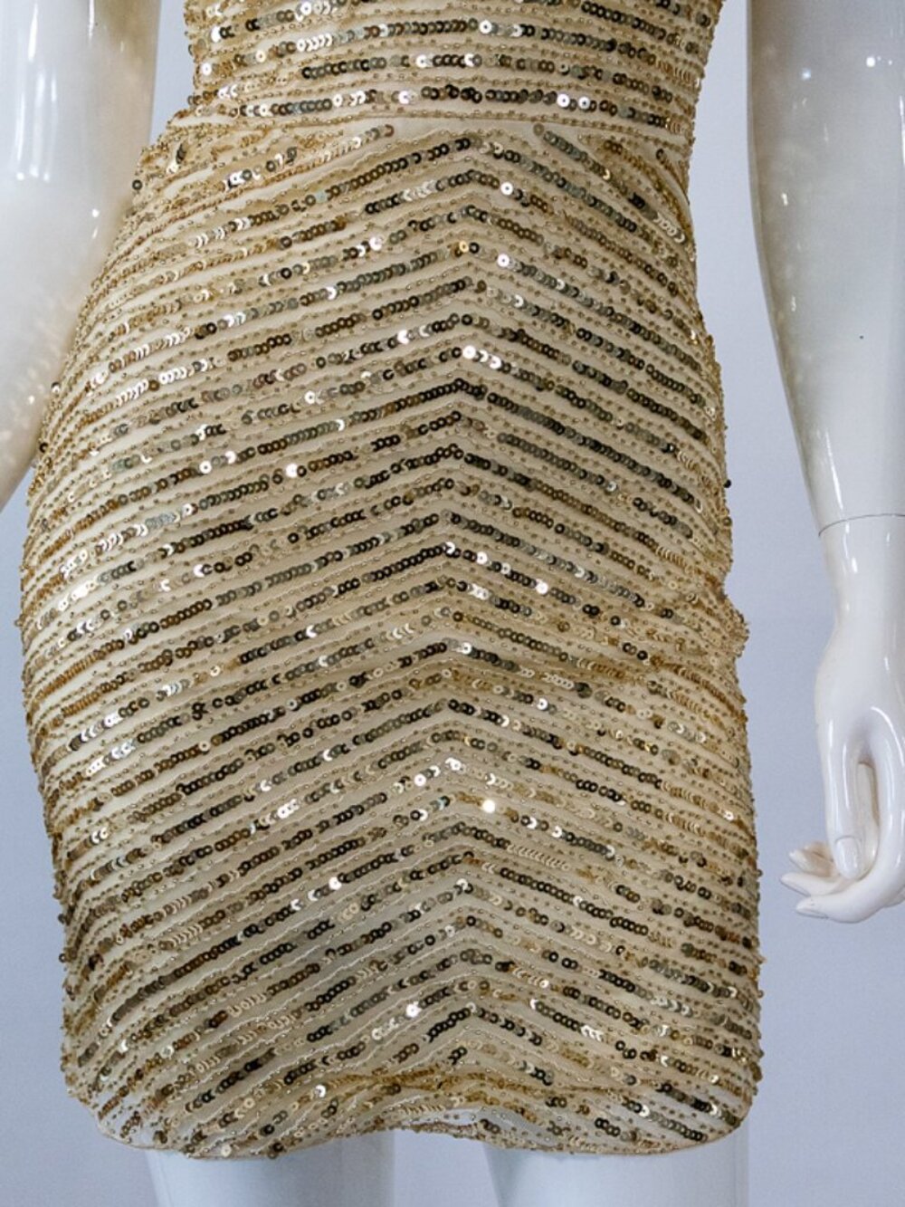 Verte Gold Dress - Picture 3 of 7